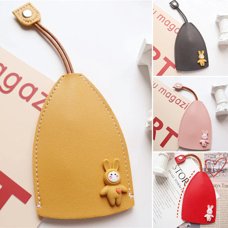 4 Pcs-Cute PU Leather Key Bag