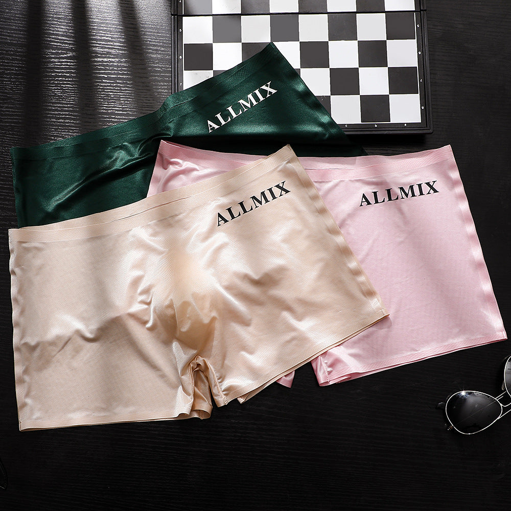 Men’s 3D Ice Silk Underwear – Sheer & Sexy Boxer Briefs