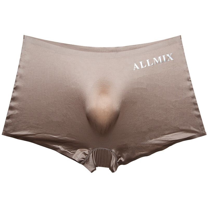 Men’s 3D Ice Silk Underwear – Sheer & Sexy Boxer Briefs