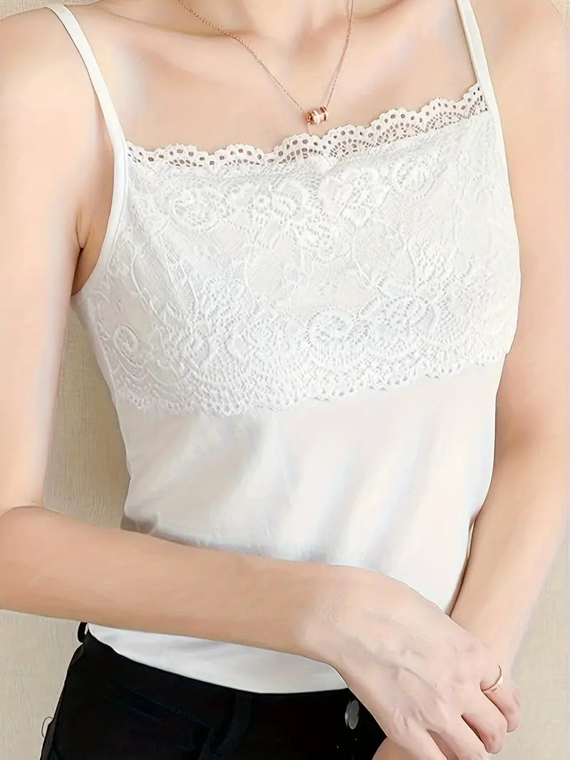 Women's Elegant Lace Camisole Tank Top