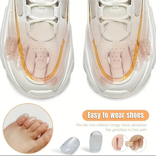 10pcs Clear Breathable Anti-Friction Foot Protectors