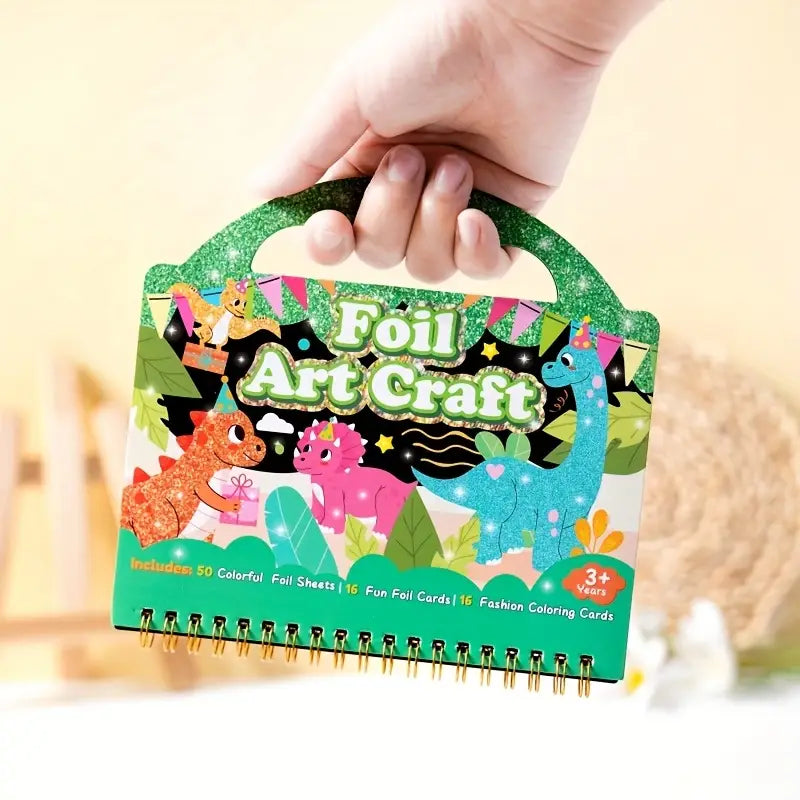 Premium Non-Toxic Kids Painting -Foil Art Kit