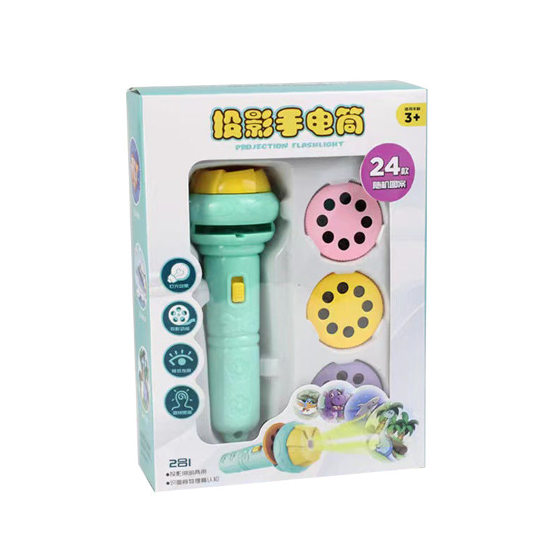 Cartoon children's projection flashlight