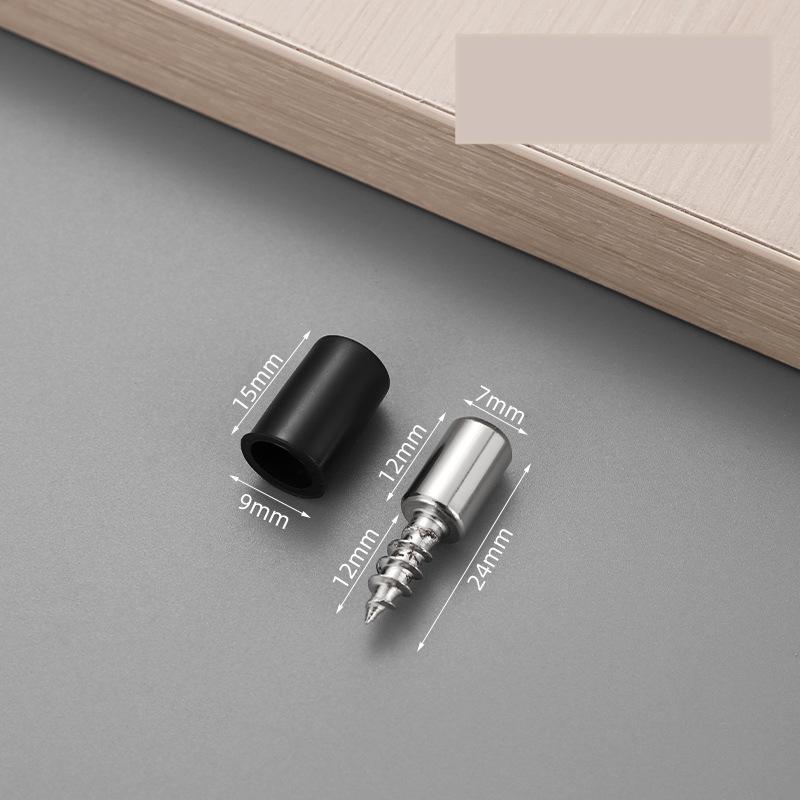 Self-Tapping Screw Shelf Support Pegs, Shelf Pins with Anti-Slip Sleeves