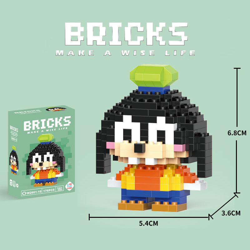 Cartoon Figurine Building Blocks