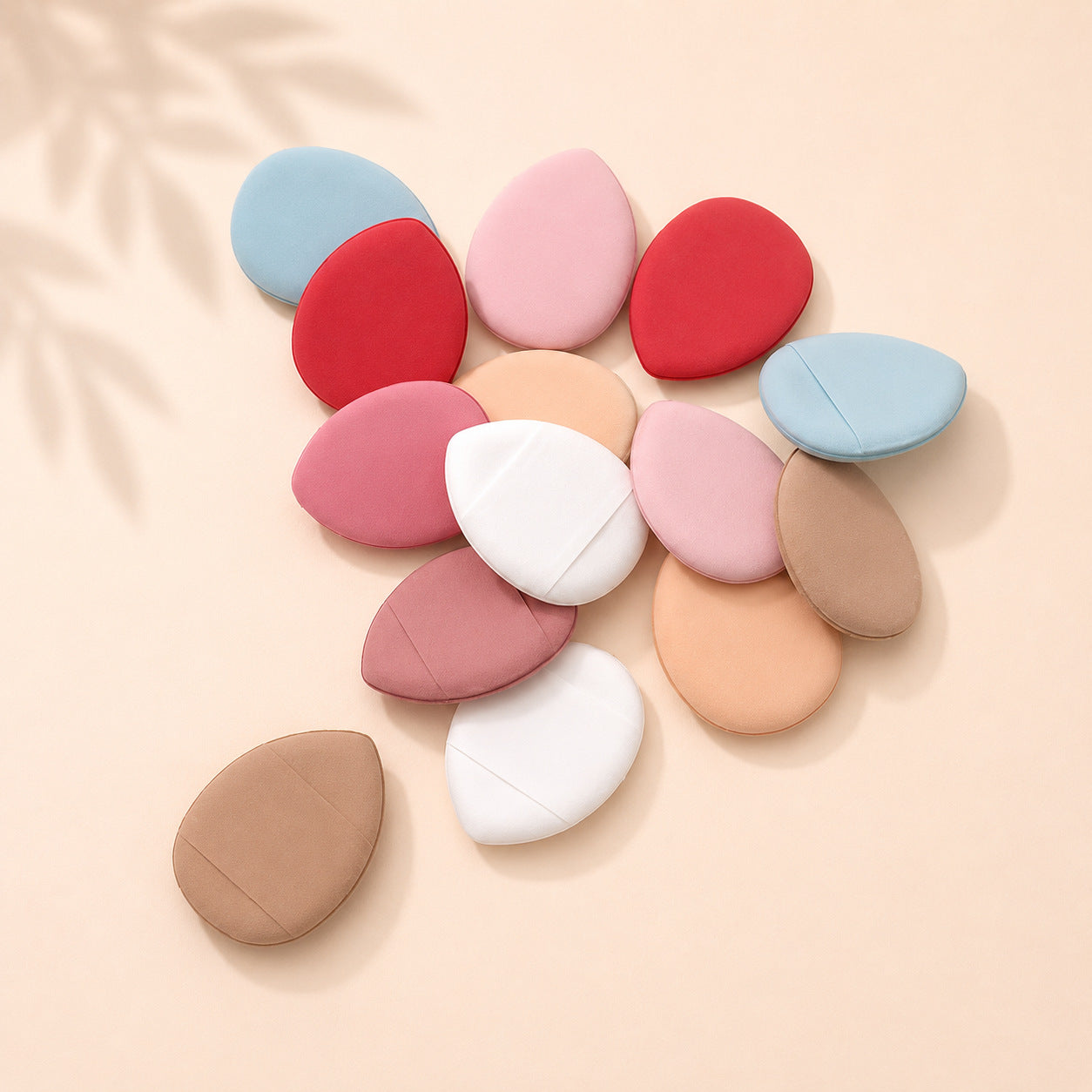 🧽10Pcs Mini Teardrop Makeup Sponge – Wet & Dry Use, Non-Absorbent, Smooth Application, Saves Foundation, Great for Daily Makeup
