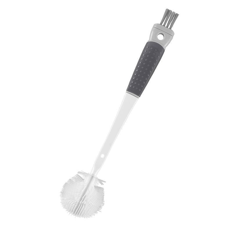 Detachable Long-Handle Silicone Cup Brush – Deep Reach for Tall Cups | Scratch-Free | for Thermos, Baby Bottles & Water Bottles