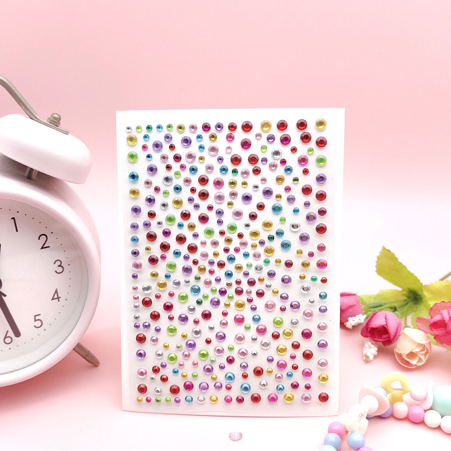 3D Acrylic Diamond Stickers – 900 Pieces in 15 Vibrant Colors