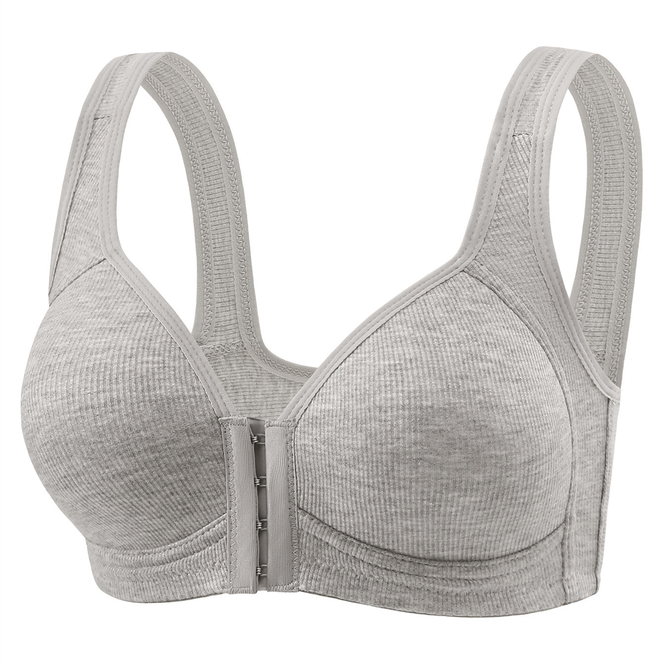 Wireless Front-Closure Push-Up Bra