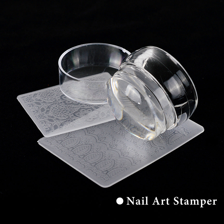 Nail Art Transparent Transfer Stamp