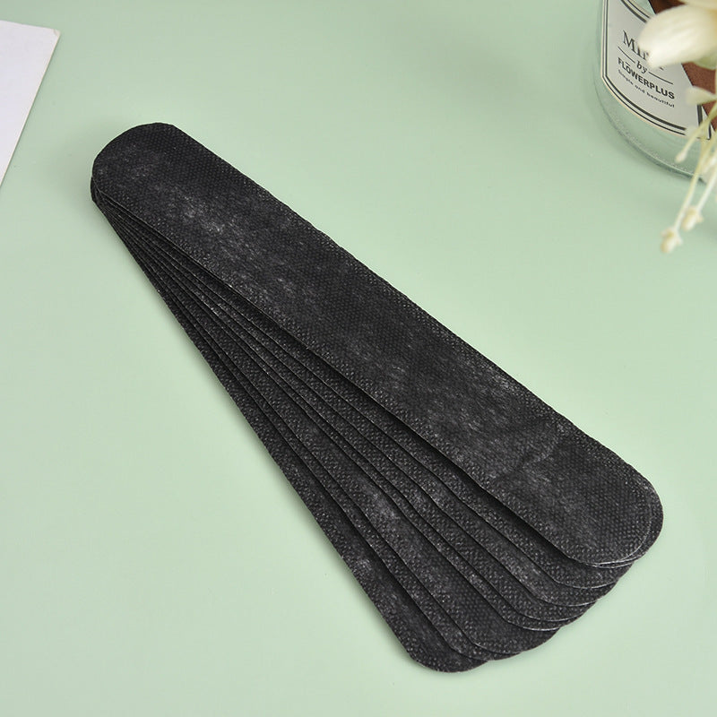 Invisible underarm antiperspirant patches, collar/hat brim sweat-absorbing patches