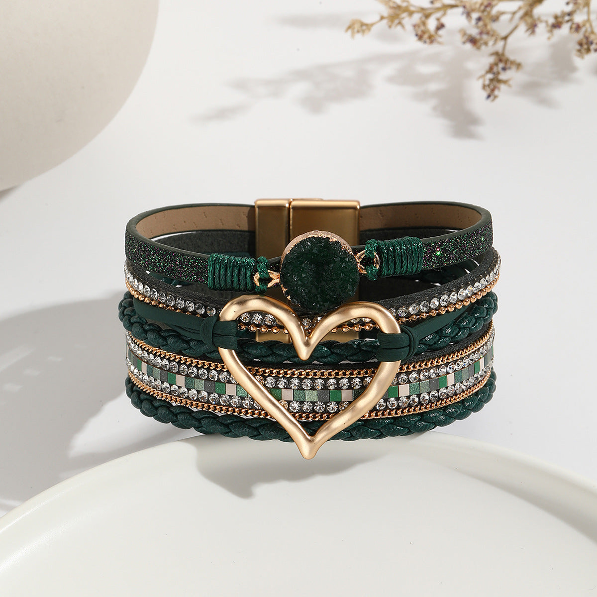 Bohemian Multi-layer Leather Bracelet Hand-woven Bracelet