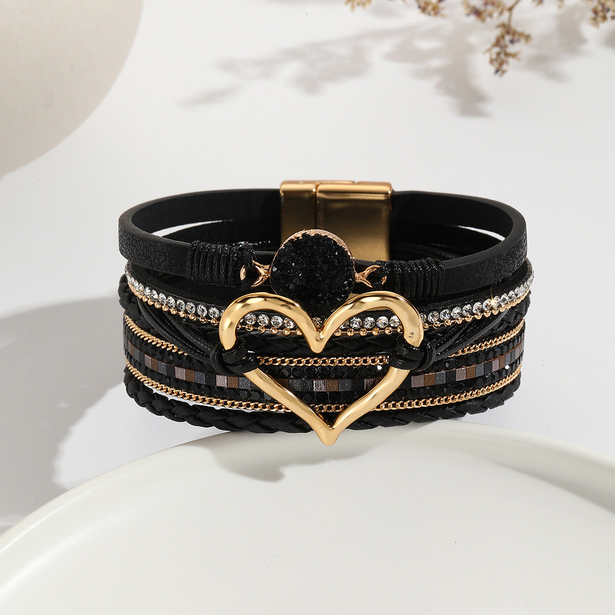 Bohemian Multi-layer Leather Bracelet Hand-woven Bracelet