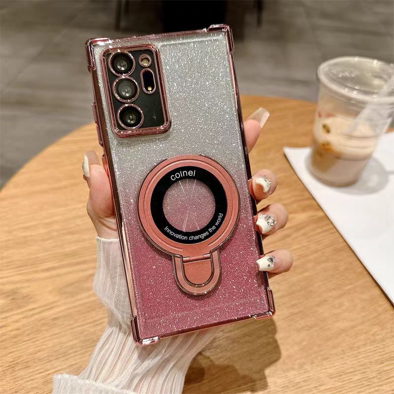 Glossy Gradient Magnetic Phone Cases for Samsung