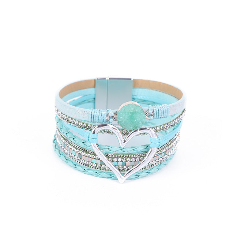 Bohemian Multi-layer Leather Bracelet Hand-woven Bracelet