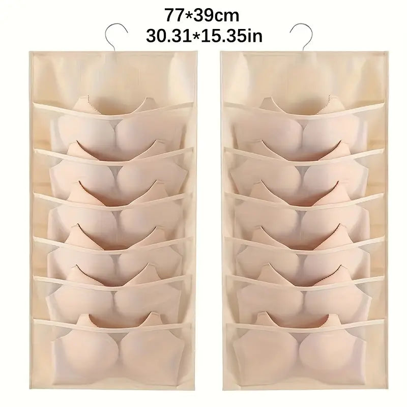 Double-Sided Hanging Bra & Socks Pouch
