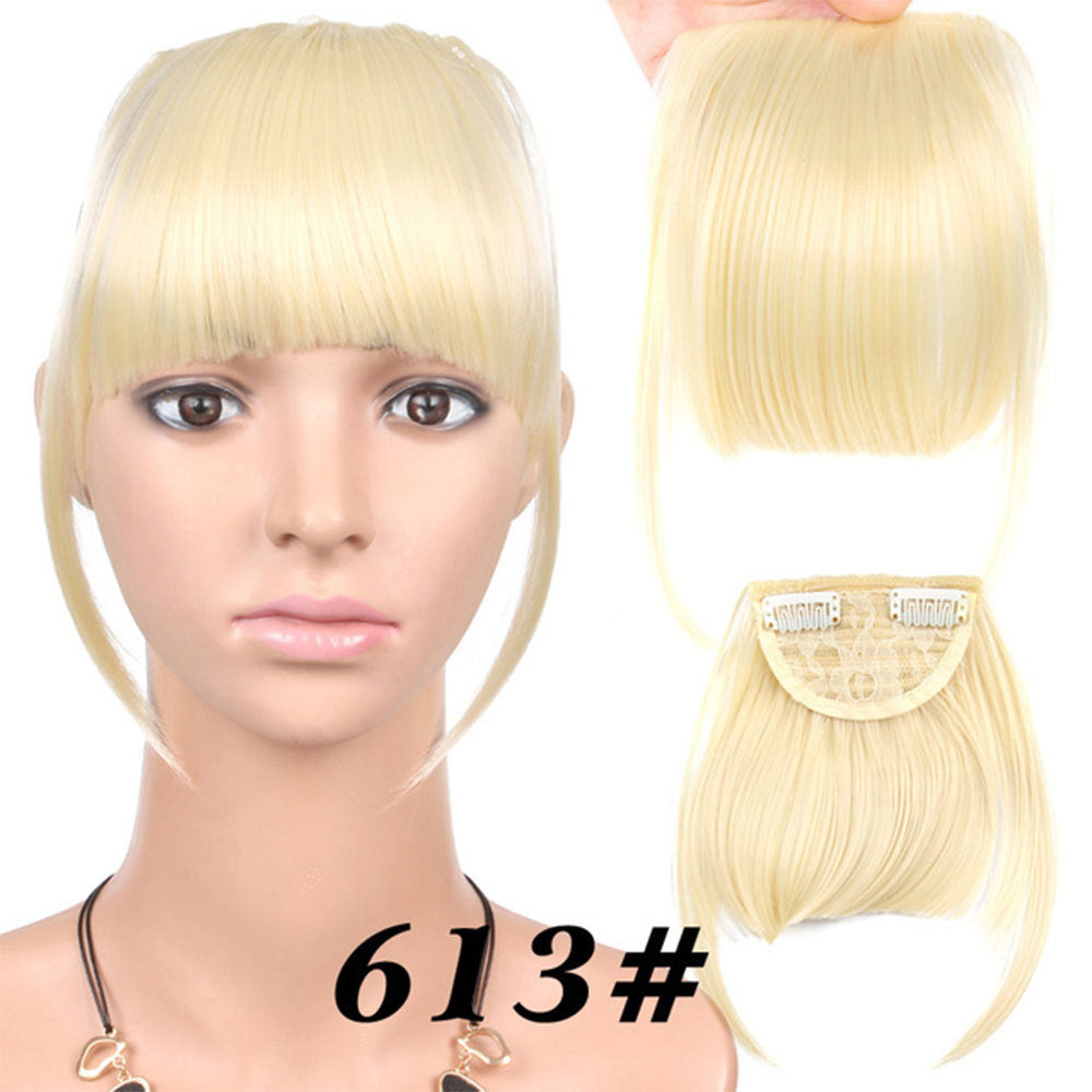Seamless 3D Clip-In Bangs Hair Extensions