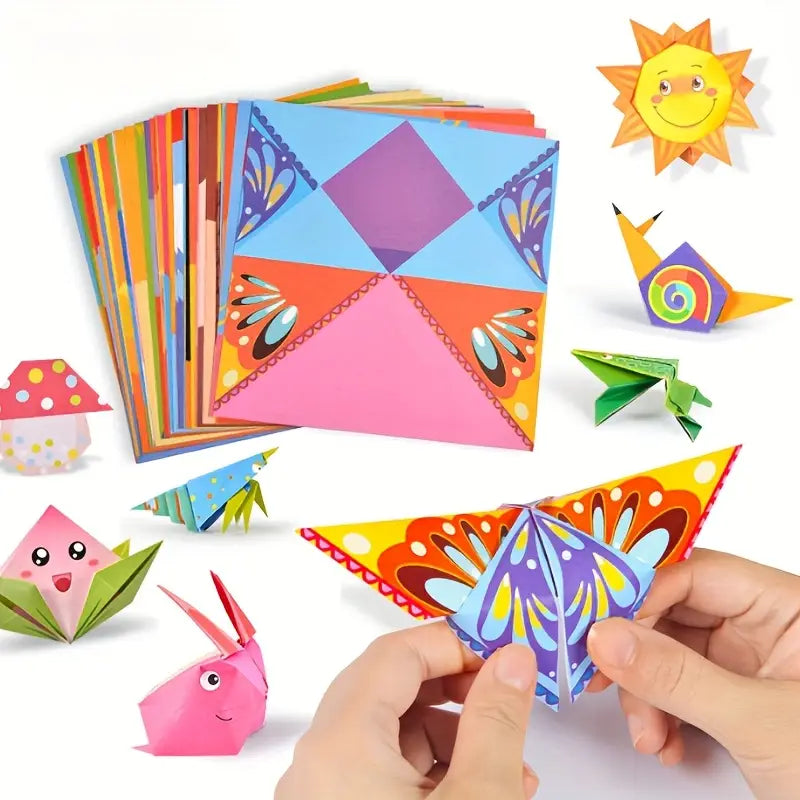 54pcs Creative Origami Kit Color Origami Puzzles