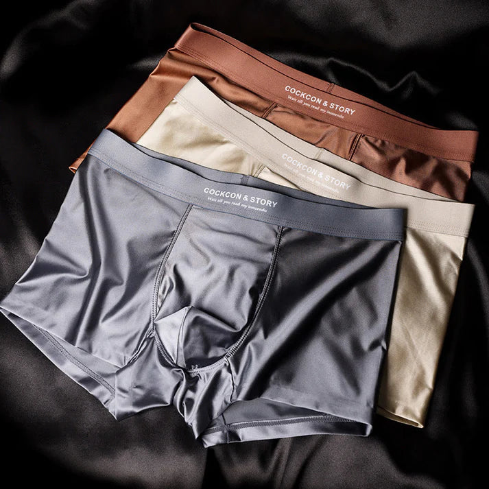 Men's Satin Ice Silk Briefs