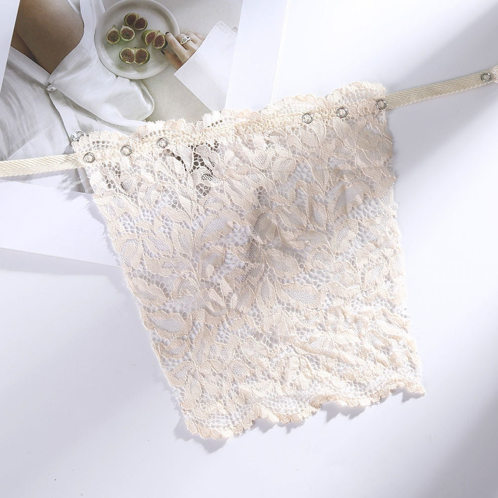 【3 Pcs】Lace Set with Anti-Exposure Design
