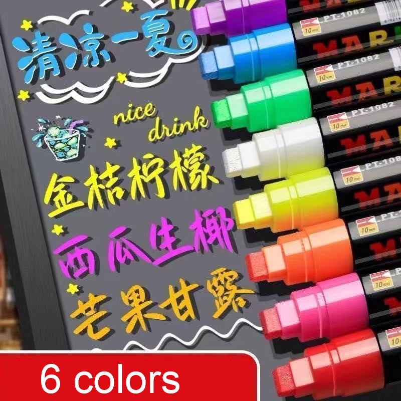 LED Fluorescent Marker Pen – Erasable Chalk Pen