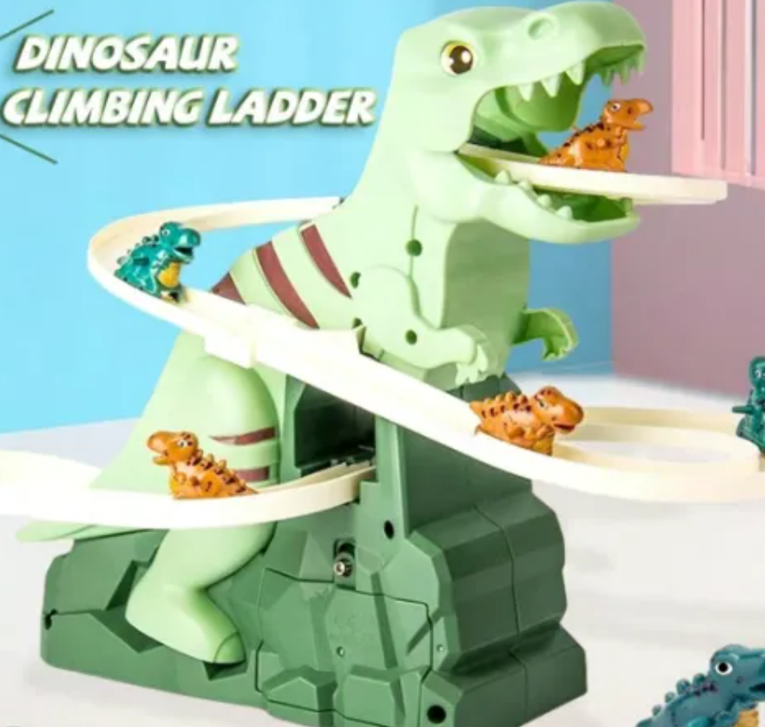 Dinosaur assembly electric slide toy car