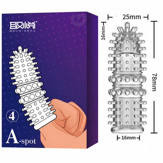 Pleasure-enhancing Reusable finger cot