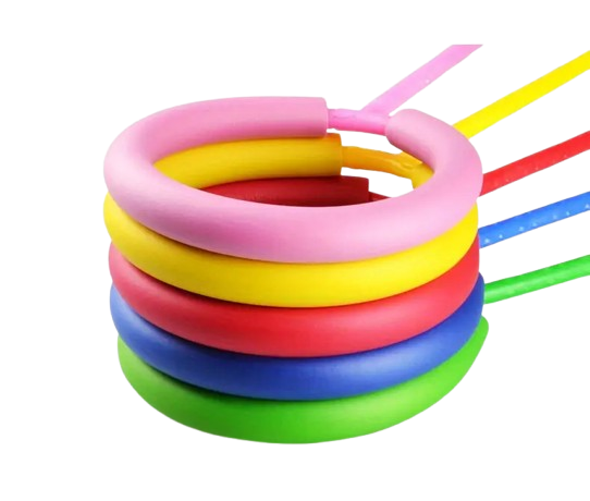 Kids’ LED Flashing One-Leg Hop Ring