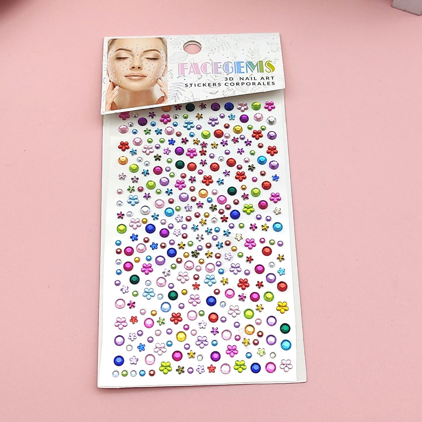 3D Acrylic Diamond Stickers – 900 Pieces in 15 Vibrant Colors