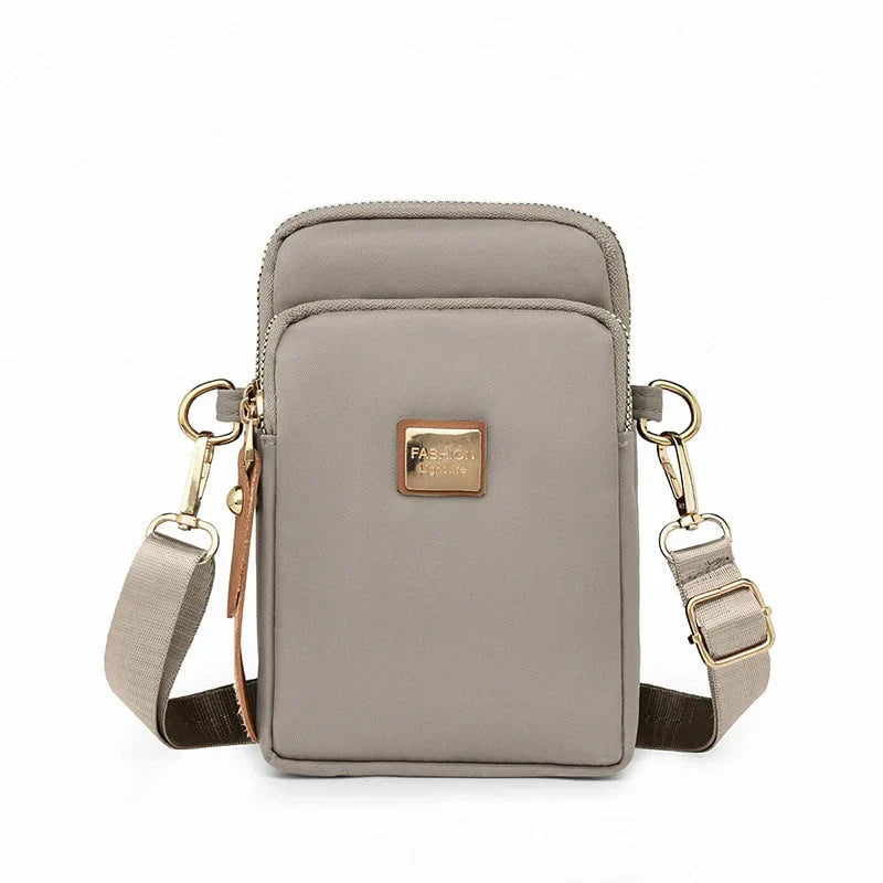 Fashionable three-layer versatile shoulder bag