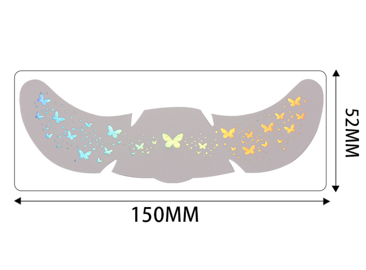 Gold foil freckle stickers, waterproof