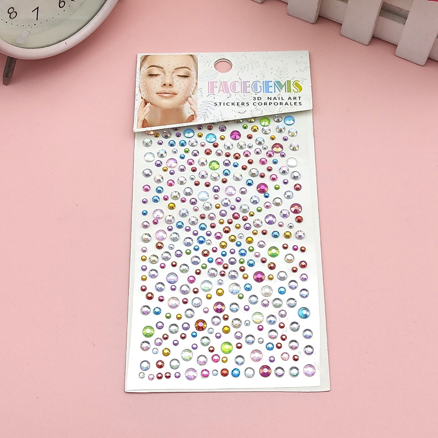 3D Acrylic Diamond Stickers – 900 Pieces in 15 Vibrant Colors