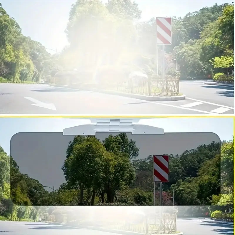 Day & Night Anti-Glare Driving Sun Visor – Universal Car Sunshade