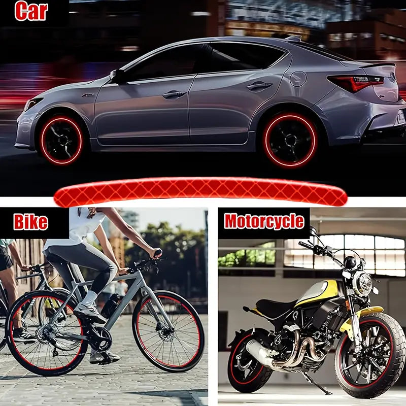3D Neon Strips Premium Stickers For Car And Bike, For All Type Of Vehicles