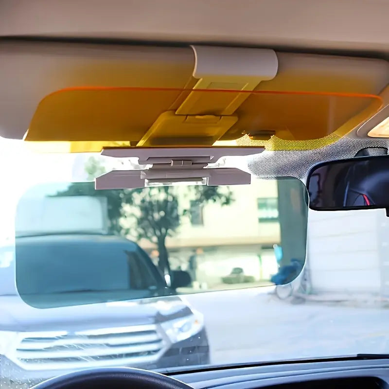 Day & Night Anti-Glare Driving Sun Visor – Universal Car Sunshade