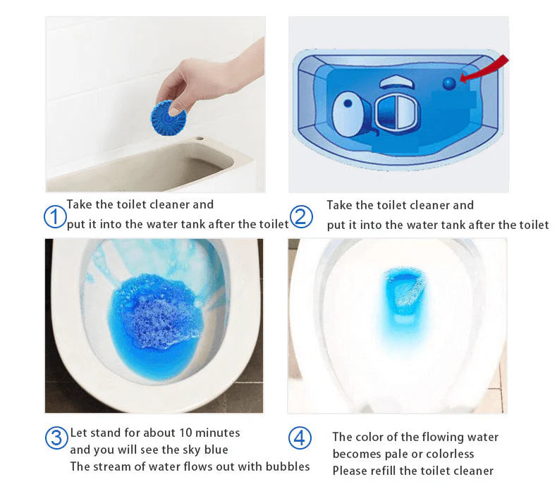 Aroma Cleanse Toilet Bowl Tablet/Cleaner (8 pcs per pack)