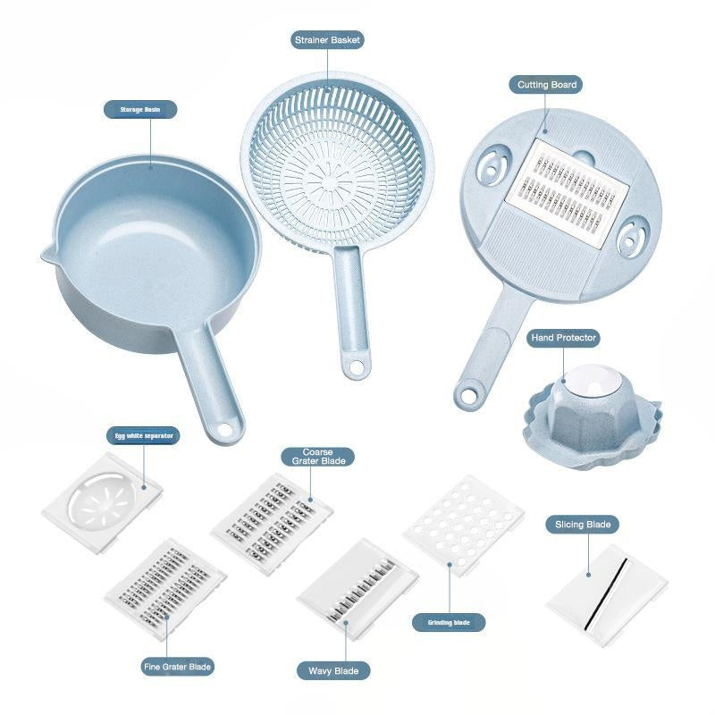 Multi-Function Vegetable Cutter and Slicer,Vegetable Chopper Spiralizer Slicer, Vegetable Chopper