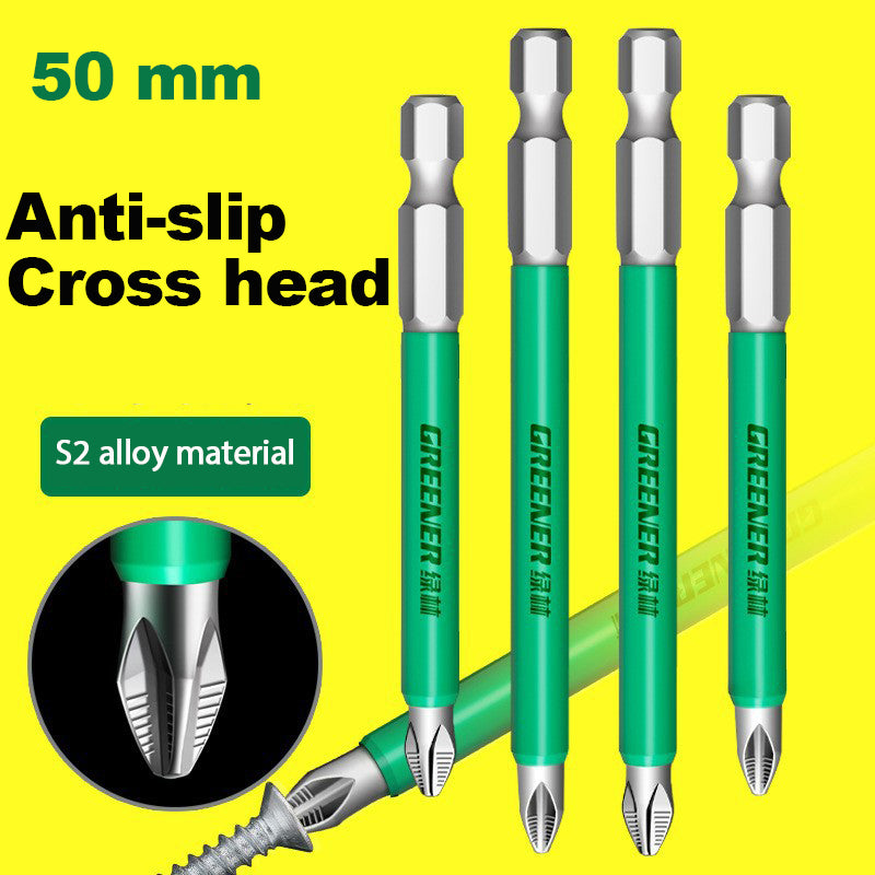 Anti-Slip Cross Magnetic Hex Screwdriver Bit Set for Electric Drill