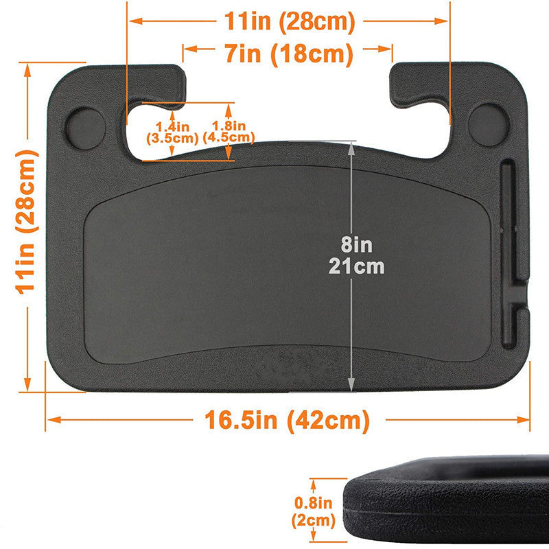 2-in-1 Steering Wheel Storage Rack – Storage Board / Card Table