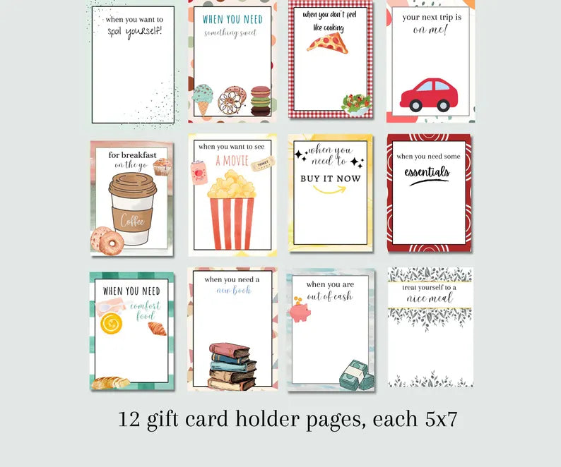 Christmas Gift Card Book šSurprises On Every PagešHardcover & Durability