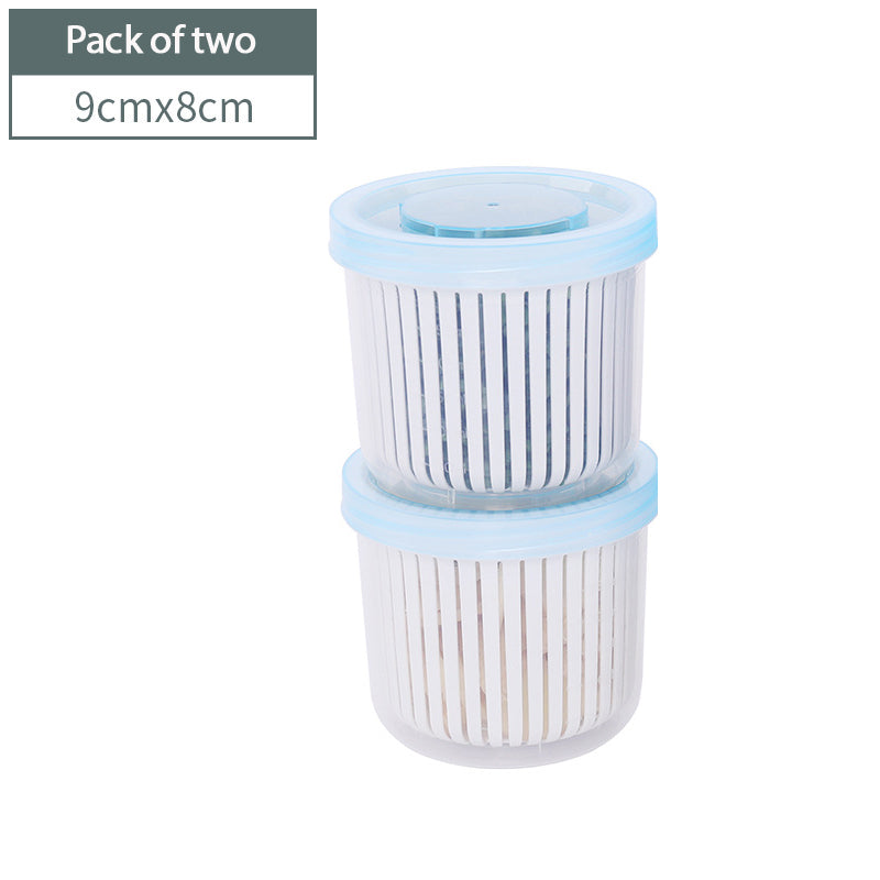 Sealed Drain Storage Box for Ginger Garlic Onion