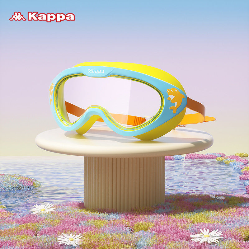 Kids Swim Goggles Waterproof Anti-Fog HD Large Frame Unisex
