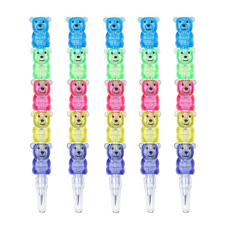 Cartoon Bear Block Pencil – Fun & Creative Design