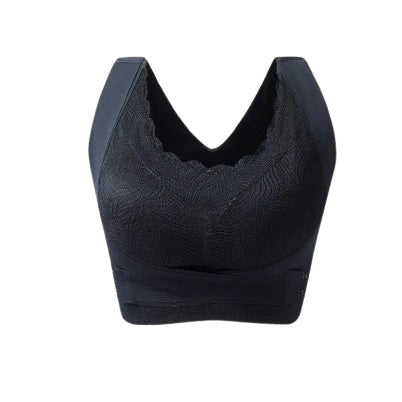 Cross-back Seamless Side-Support Bra
