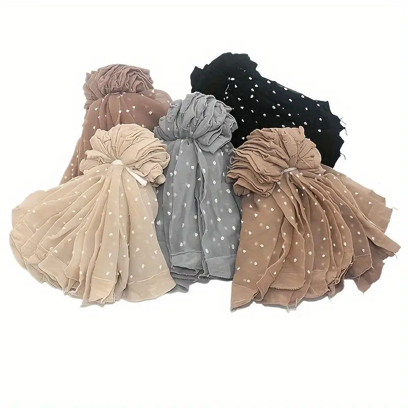 10 Pairs Dot Ultra-thin See Though Sheers Socks
