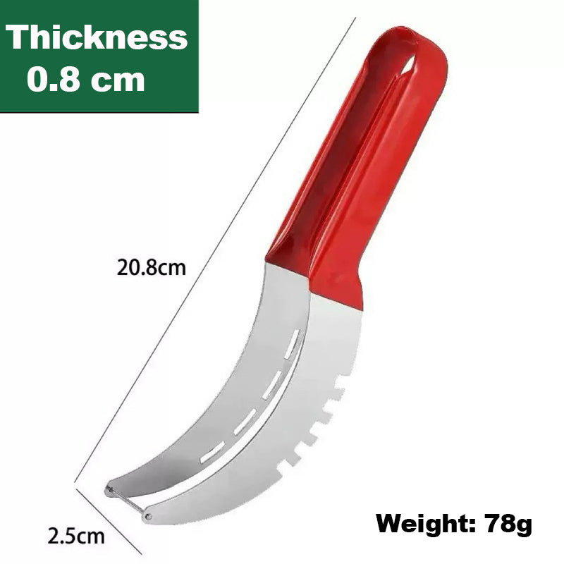 Heavy Duty Stainless Steel Watermelon Slicer Fruit Cutter Kitchen Tool