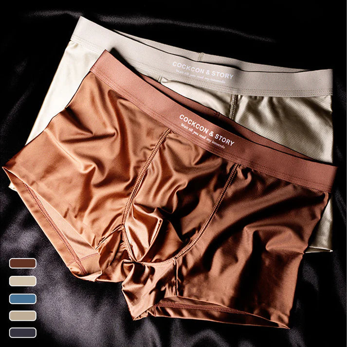 Men's Satin Ice Silk Briefs