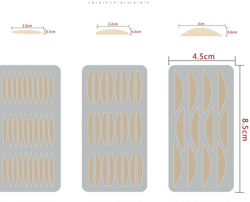 GLUE-FREE INVISIBLE DOUBLE EYELID STICKER