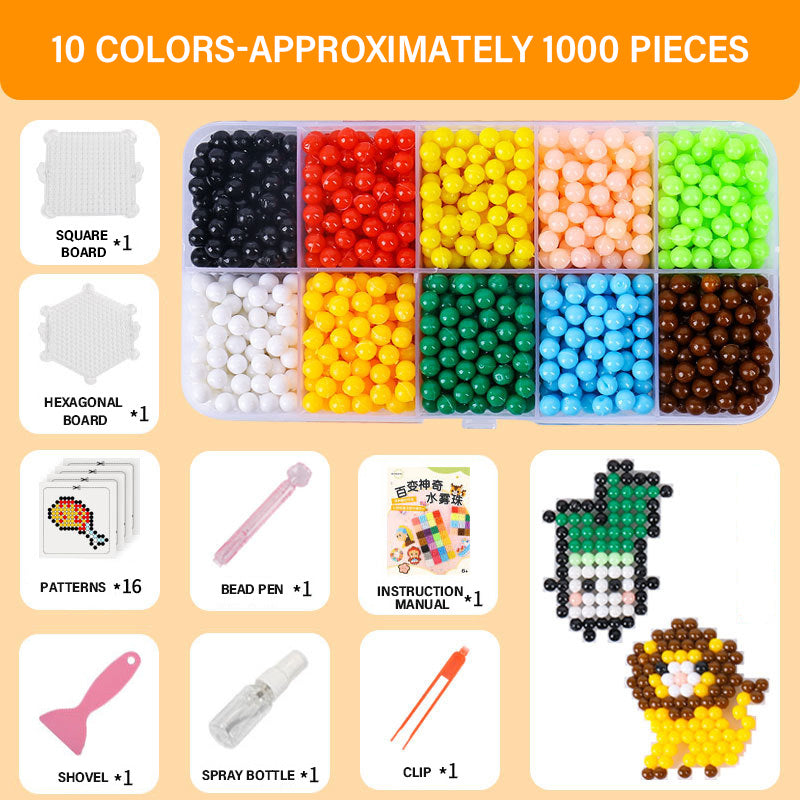 DIY Magic Aqua Beads Water-Fusing Toy