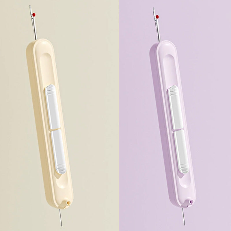 Dual-Head Hand Sewing Tool – 2-in-1 Needle Threader and Stitch Remover